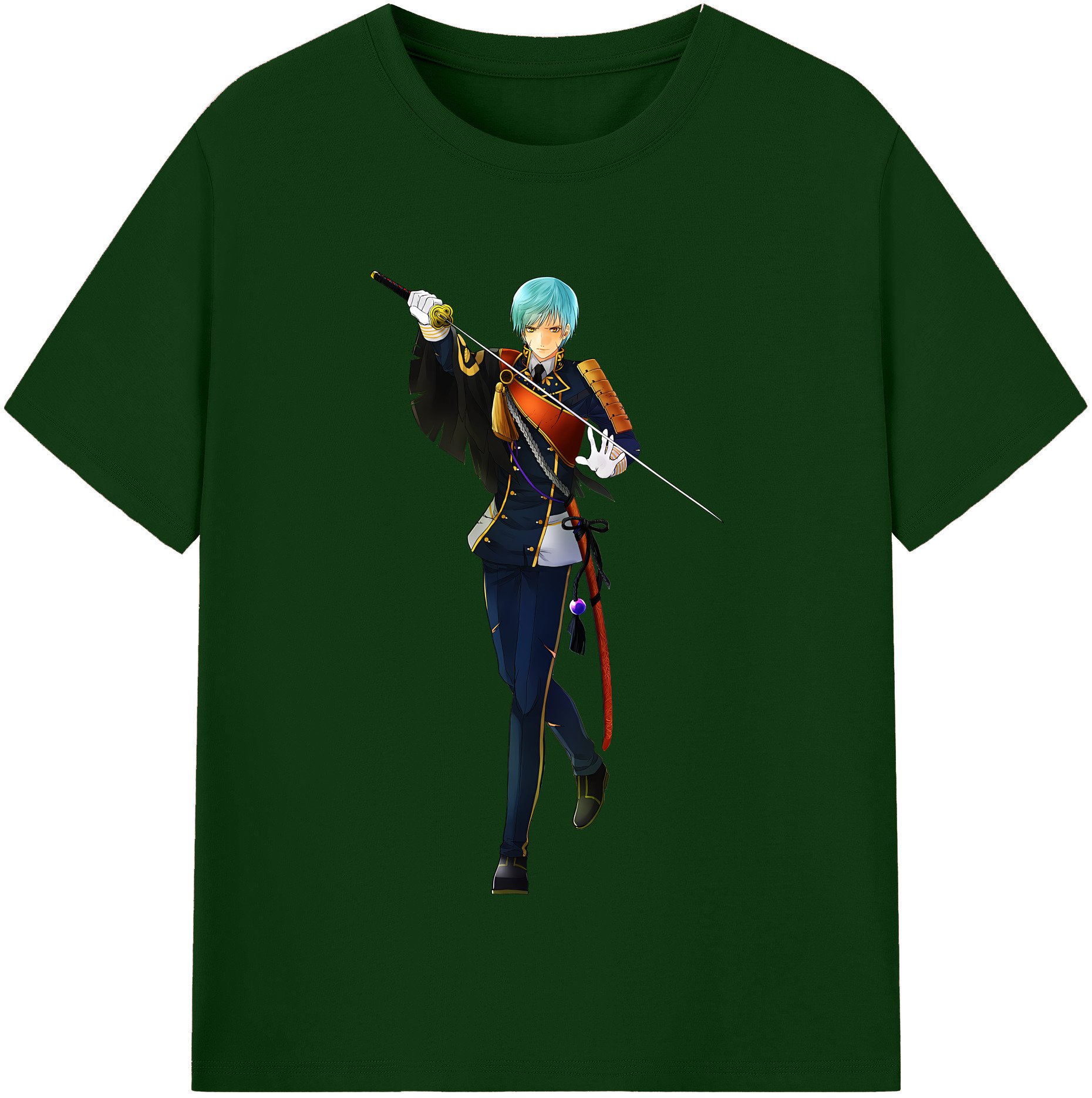 （画像用） 刀剣乱舞 Touken Ranbu 綿100％半袖Tシャツ（フロントプリント）